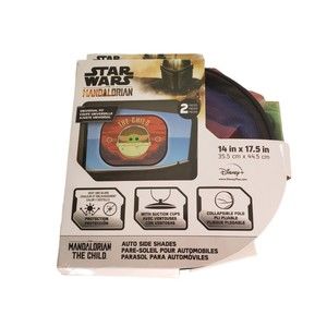 Star Wars Mandalorian The Child Desert Side Window Mesh Sun Shade Set of 2 New